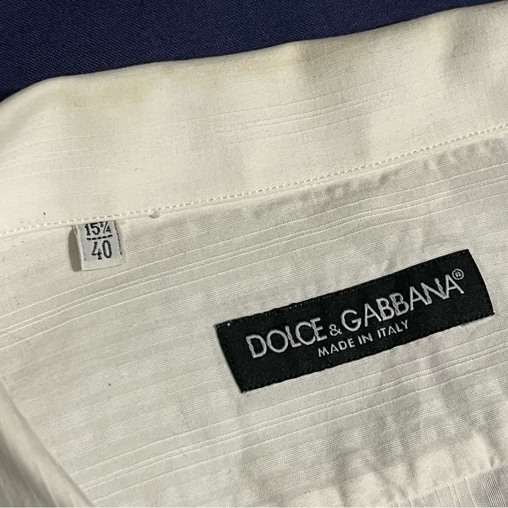 Dolce & Gabbana camp collar white shirt - Picture 5 of 6